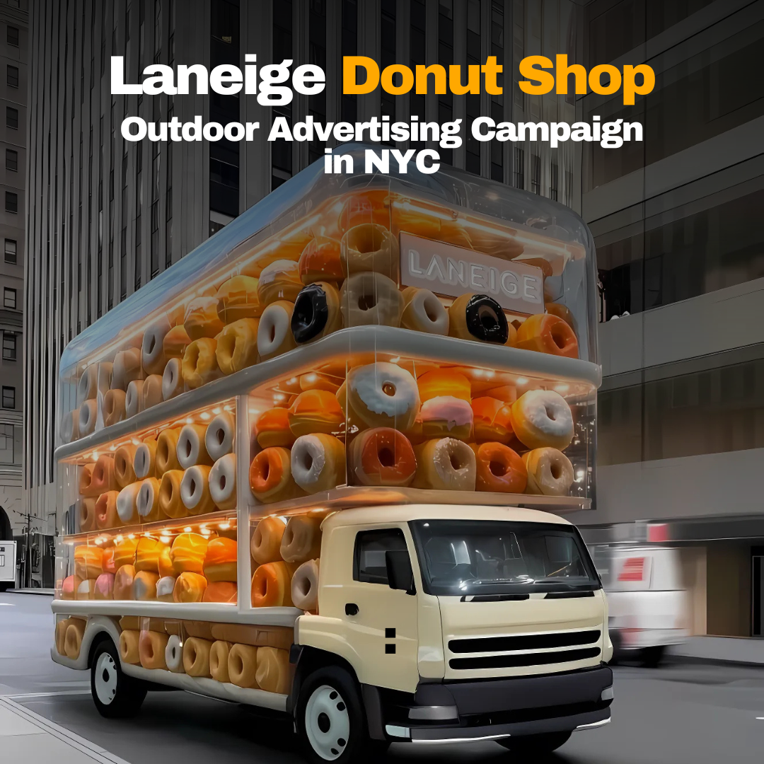 Laneige Donut Shop: Outdoor Advertising Campaign in NYC